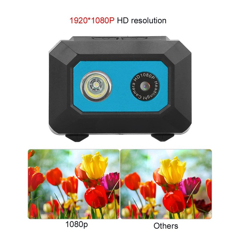 HD Action Camera Head Mounted Camera Head Camera for Video