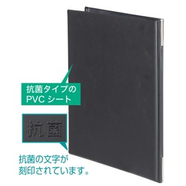 [Antibacterial Menu Book] Urban Menu Antibacterial Type A4 4P Black