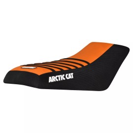 Enjoy Mfg Arctic Cat 250 300 400 454 500 4x4 2x4 Seat Cover BLK side- ORANGE -BLK rib #277
