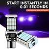 Dogary 4 PCS T15 4014 45SMD LED Reverse Lights, 6500K