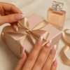 24Pcs Press on Nails with Elegant French Tips, Nude Pink