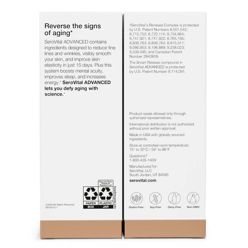 Serovital Advanced for Women Supplement - Skin Benefits, Energy, and