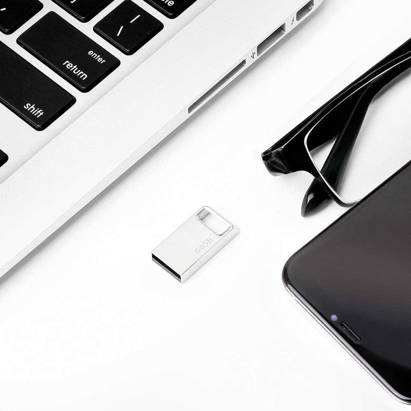USB Stick 64 GB, Metal Memory Stick USB 2.0 USB