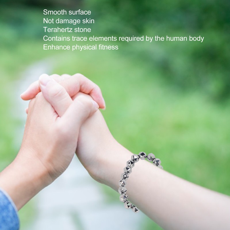 Terahertz Beads Bracelet Anxiety Relief Healing Relaxing Portable Beaded Terahertz