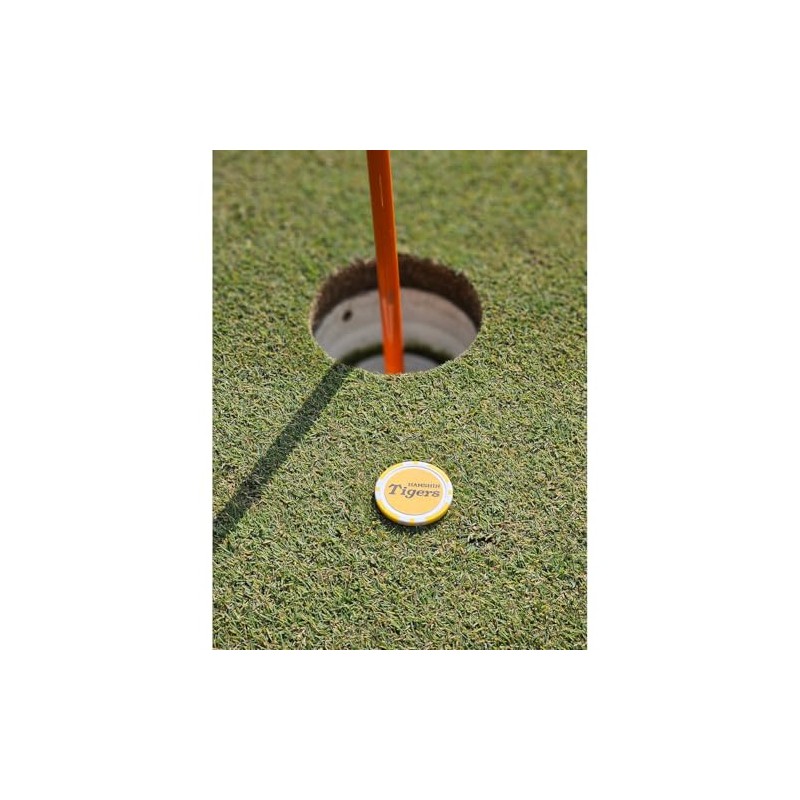 LEZAX Hanshin Tigers Golf Casino Marker Yellow HTAC-5721