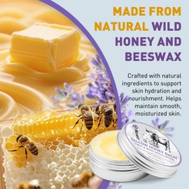 Mulukiss Beef Tallow for Skin – 2 Pcs Grass-Fed Tallow and Raw Honey Balm with Lavender Essential Oil, Natural Tallow Face Moisturizer & Beef Tallow for Face, Nourishing Hydrating Balm