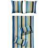 Erwin Müller Bed Linen Striped Seersucker Blue Size 40 x