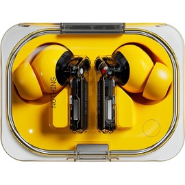 Nothing Ear (a) 2024 Bluetooth Compatible Andriod/iOS Earbuds ChatGPT Integration, 45dB Hybrid Noise Cancelling Earbuds, Equaliser, Dual Connect, 42.5H Water & dust Resistance IP54 Earbuds (Yellow)
