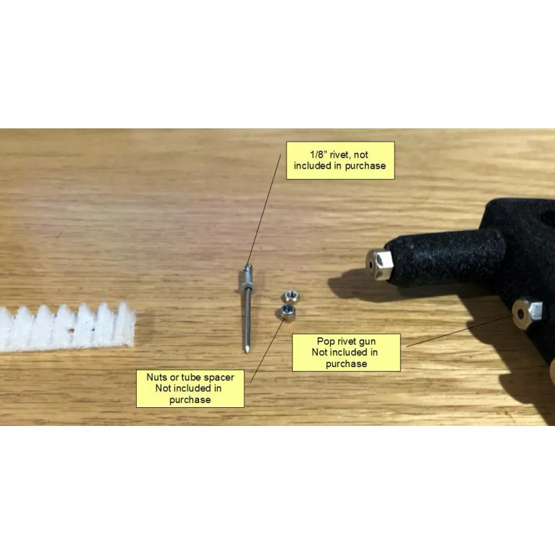 Shopsmith non-OEM rack gear replacement