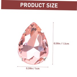 jojofuny 50Pcs Mixed Style Glass Rhinestones Claw Decorations for DIY Craft Clothing Wedding Dresses Phone Cases Hand Sewing Rhinestones for Fashionable Embellishments