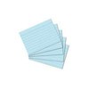 500 A8 Blue Index Cards Lined by Herlitz Saver Pack