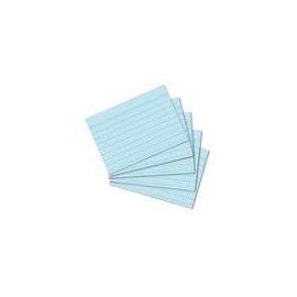 500 A8 Blue Index Cards Lined by Herlitz Saver Pack