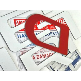 Generic White Rear Tailgate Letter Inserts Compatible with Ridgeline 2024-UP ABS Plastic Emblem Not Decals