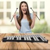 ENNBOM 30 Notes Foldable Glockenspiel Xylophone Vibraphone Percussion Instrument (Black