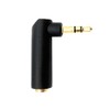 Remarks Japan 90 Degree Gold Plated Right Angle Adapter 3.5mm