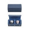 Hiram Hexagon Watch Travel Case Genuine Leather 2 Watch Roll