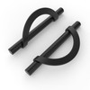 FILTA 10 Pack 3.75 Inch(96mm) Hole Centers Matte Black Cabinet