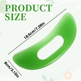 Large Neck Scraping Massager Resin, Body Gua Sha Tool with Handle Body Shaping Gua Sha Tools Bodys Contouring Tools Resin Massage Scraper for Full Bodys Massage Men Women Birthday Festival Present