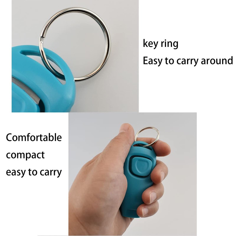SEIWEI 10 x Pink 2 in 1 Dog Clicker Whistle