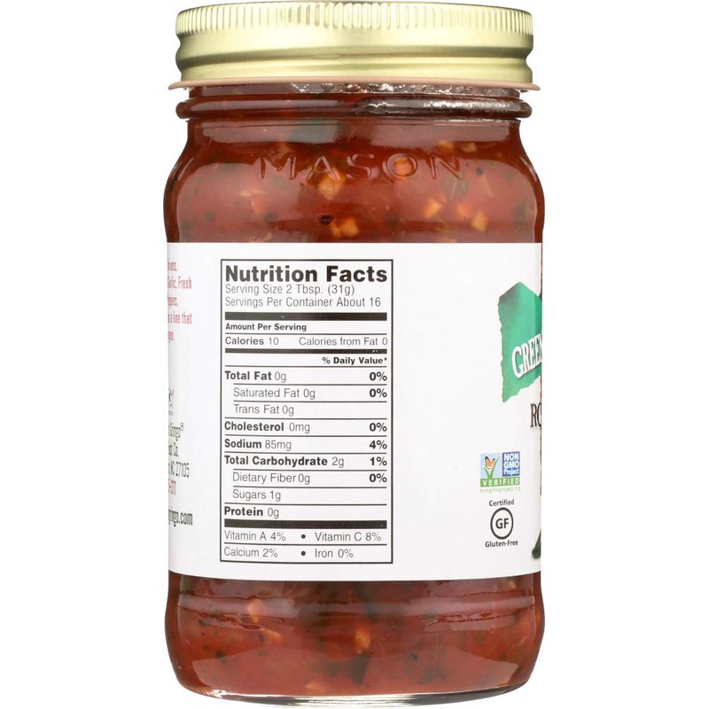 Green Mountain Gringo Roasted Garlic Salsa (16 oz Jars) 2