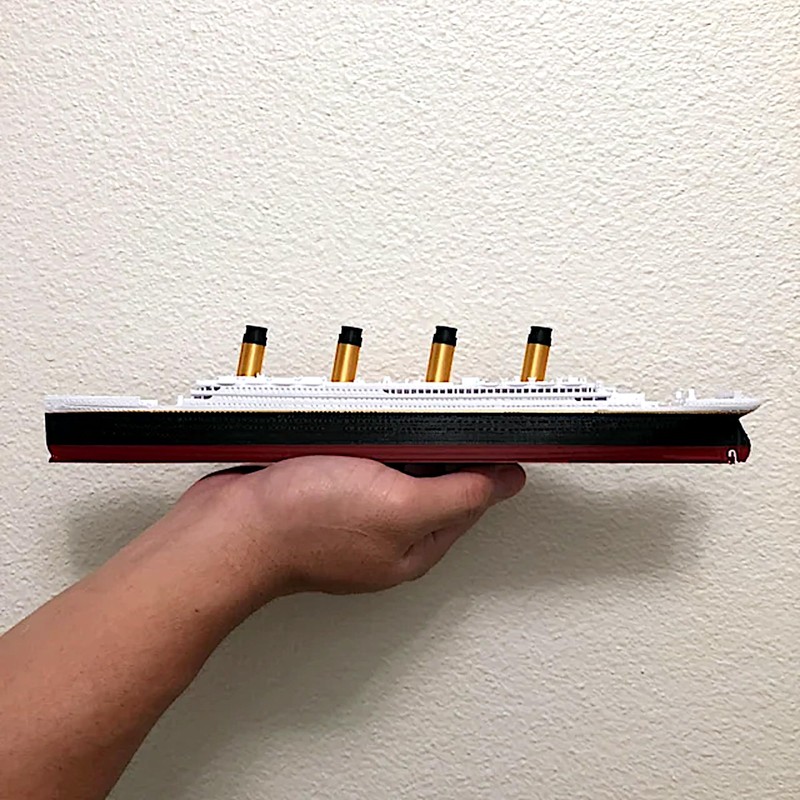 TheRoller3d RMS Titanic Model Ship 1 Ft Long Assembled, Historically