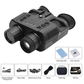 GOYOJO 3D 1080P 4K Night Vision Binoculars Infrared Head Mounted Goggles Infrared USA - NV8000