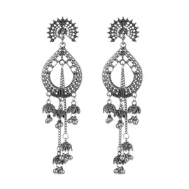 Jhumka Earrings for Women Boho Indian Earrings Tassel Dangle Earrings Bohemian Ethnic Vintage Earring Traditional Jewelry Gift for Girls
