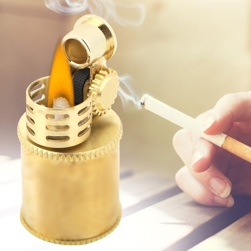 Portable Mini Kerosene Lighter Capsule Gasoline Lighter Inflated Petrol Outdoor