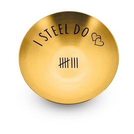 8th Anniversary Bronze Gifts for Women Men - Bronze 8 Year Anniversary Wedding Gifts for Couple Husband Wife - Christmas Birthday Present for Women Men - Happy Aniversario 4" Ring Holder Jewelry Trays