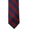 tiemart Striped Tie (Maroon and Navy)