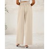 BTFBM Women Wide Leg Dress Pants 2025 High Waisted Button