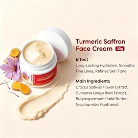 Turmeric Saffron Facial Moisturizer for Women, for All Skin Types (3 Pcs)