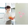 Mini Skater 2 Pack Kraft Paper Sticky Notes Heart Shaped