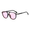 YAMEIZE Retro Style Pilot Double Bridge - Sunglasses for Women