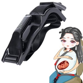 Seat Cover Adjuster, Pregnancy Belt for Pregnancy, Stop Belt for Car, Men and Women, Comfort and Freedom for Pregnant Mothers, Abdominal Protection, Unborn Baby (Stripes)