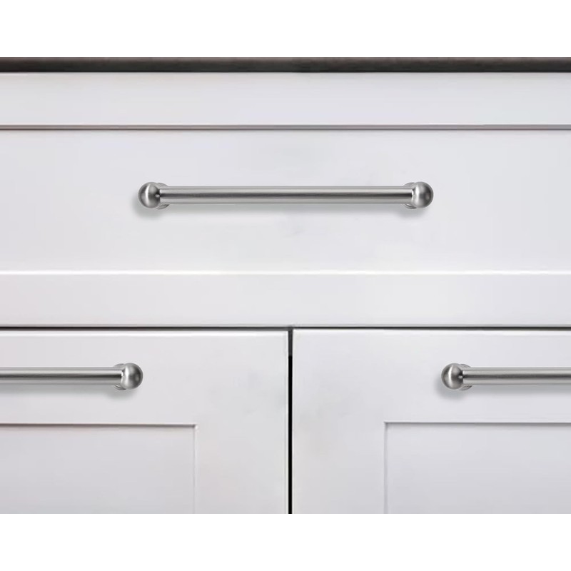 khtumeware 10 Pack 6 Inch Hole Center Brushed Satin Nickel
