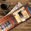 Fa.Volmer ® Genuine Leather Wallet with Money Clip / Dollar