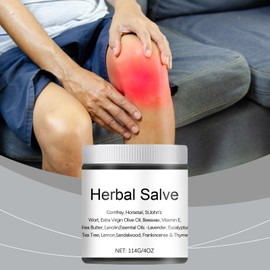 HABOHUSE Organic Herbal Salve 4oz - Comfrey Organic Herbal Salve Cream Ointment