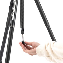 Fotopro X-Aircross 3 Lite Ball Head Carbon Fiber Extendable Tripod Travel Tripod(Grey)