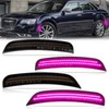 POPMOTORZ Front Rear Fender LED Side Marker Lights Compatible With