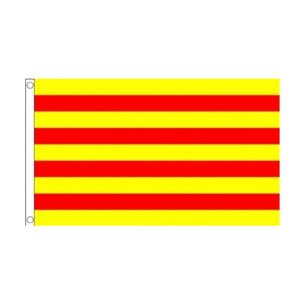 Spain Catalonia 5'x3' (150cm x 90cm) Flag