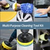 Car Cleaning Kit, Detailing Brush Set with Microfibre Mitt, Polishing