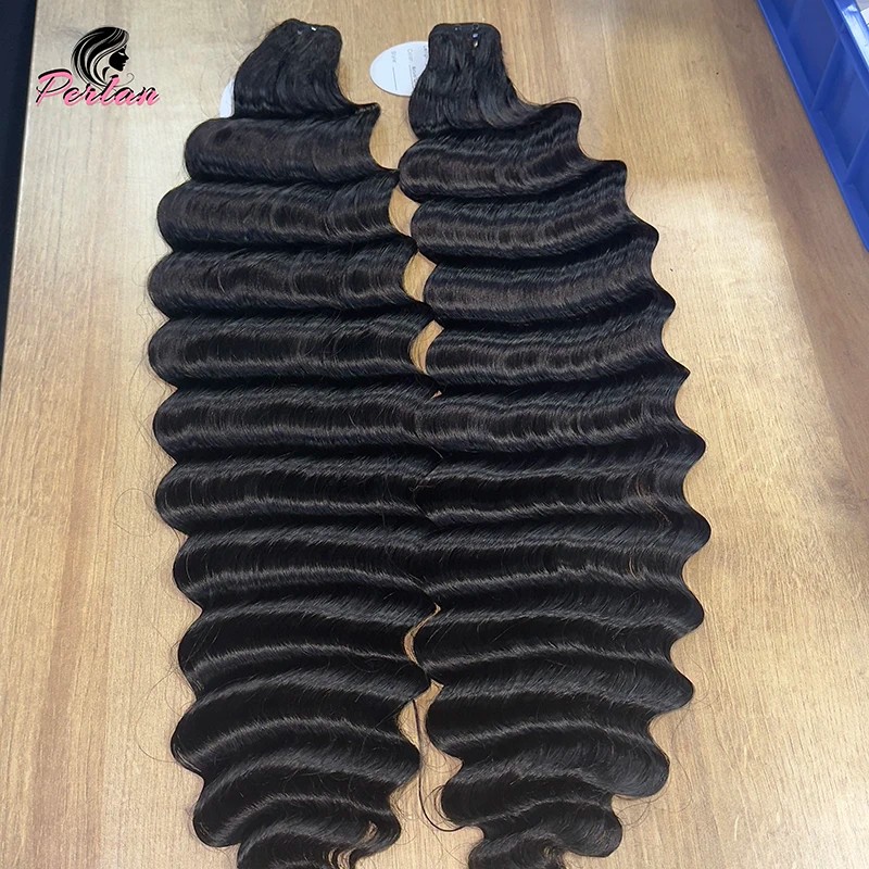 Raw Vietnamese Hair Deep Wave Curly Hair Bundles Weft Human