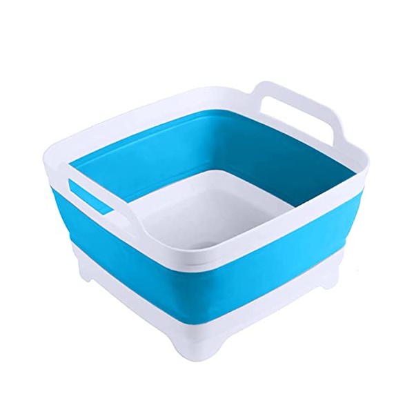 Dishpan for Washing Dishes,9L Collapsible Dish Tub Portable Sink,Wash Dish