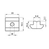 10x T-Slot Nut Sliding Block Slot 10 - Type B