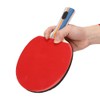 2PCS Table Tennis Rackets Inverted Rubber Paddles with 3 Ping
