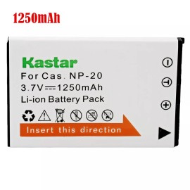 For Casio 1x Kastar Battery for Casio NP-20 NP20 Exilim EX-M1 M20 S1 S880 Z11 Z60 Z77 Z70