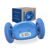 Clocky The Original Runaway Alarm Clock blue