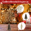 Lightweight Christmas Tree Star Topper with Tree Topper Stabilizer Holder