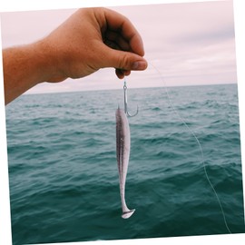 BESPORTBLE 5pcs Wear-resistant Fishing Lure Artificial Bait for Freshwater Durable Soft Bait Tools for Bass Fishing Lightweight and Convenient Tackle for Anglers